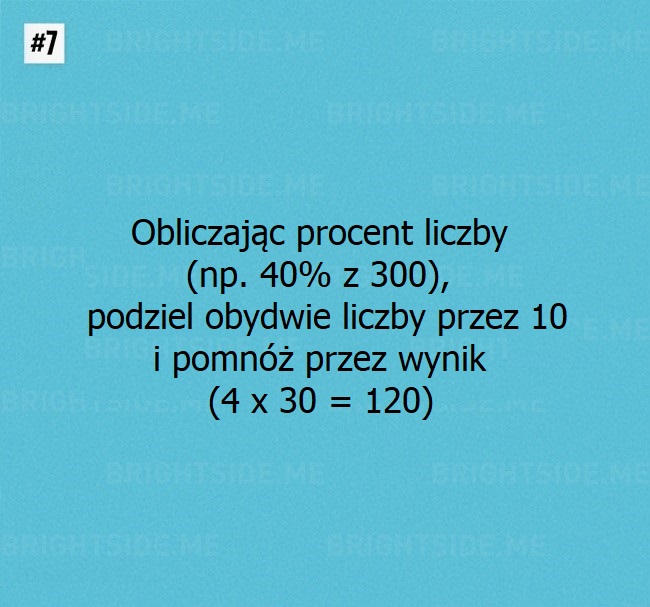 matematyczne triki 7