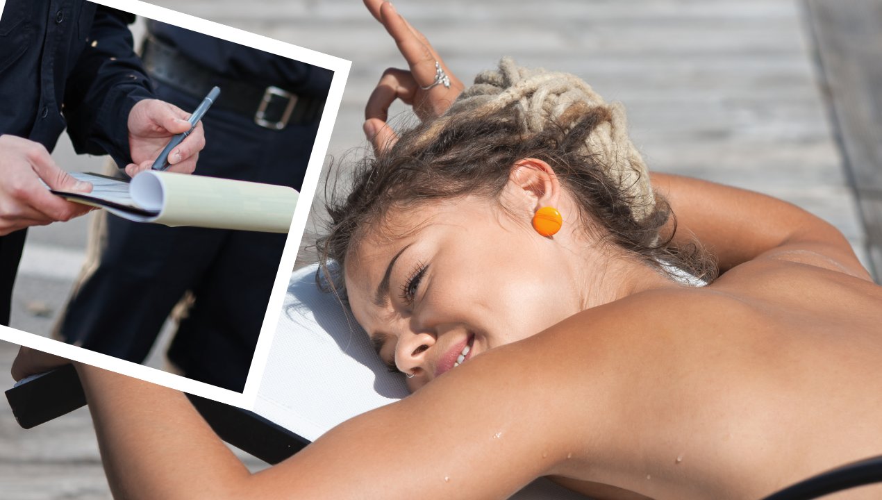 Za takie opalanie możesz dostać choćby 1500 zł mandatu